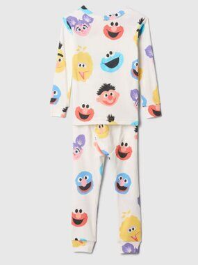 TODDLER SESAME STREET ORGANIC BRUSHED COTTON PJ SET